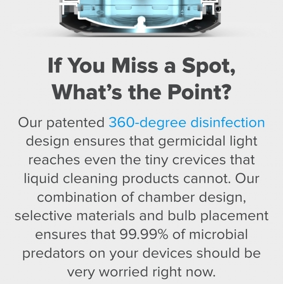 PHONESOAP phone and small tech sanitizer. Near New. - Picture 12 of 15